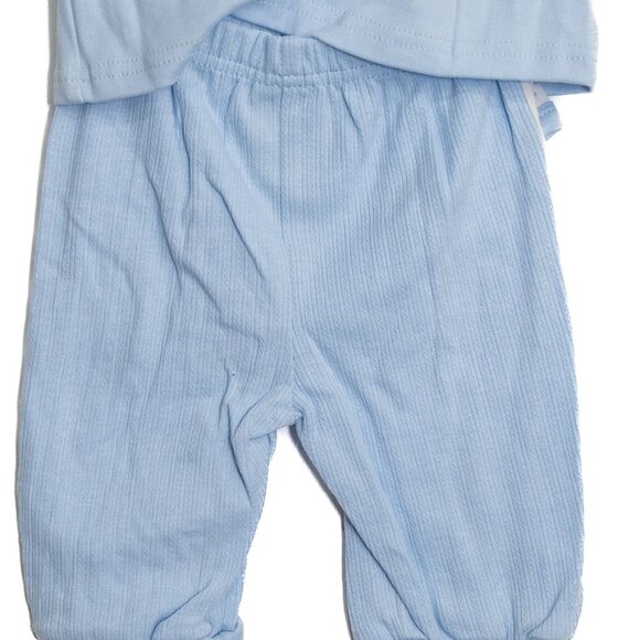 Teddy Room Size 6/9M Infant Lil Champ Blue 3-Piece Outfit Set - Picture 8 of 8